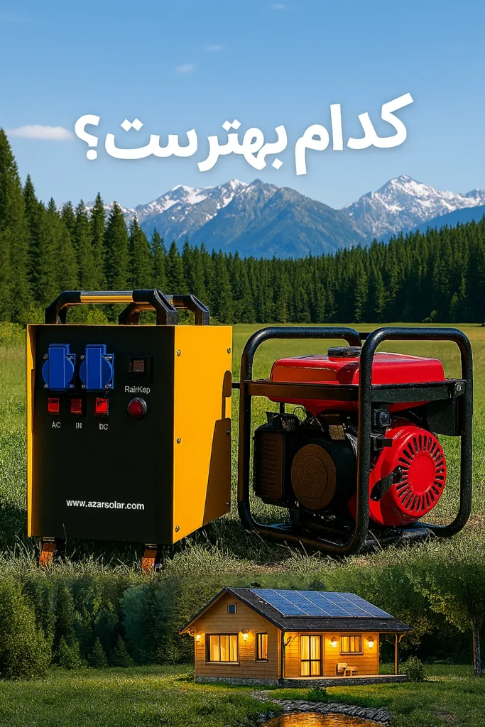 ژنراتور خورشیدی خانگی