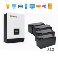 پکیج خورشیدی برق اضطراری 5ساعته آذر سولار مدل AZ6KW12
